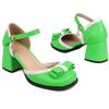 Close Toe Women Sandals Summer Shoes Outside Sweet Bow D'Orsay Ankle Strap Elegant Black Nude Green Party Wedding Shoes Brand