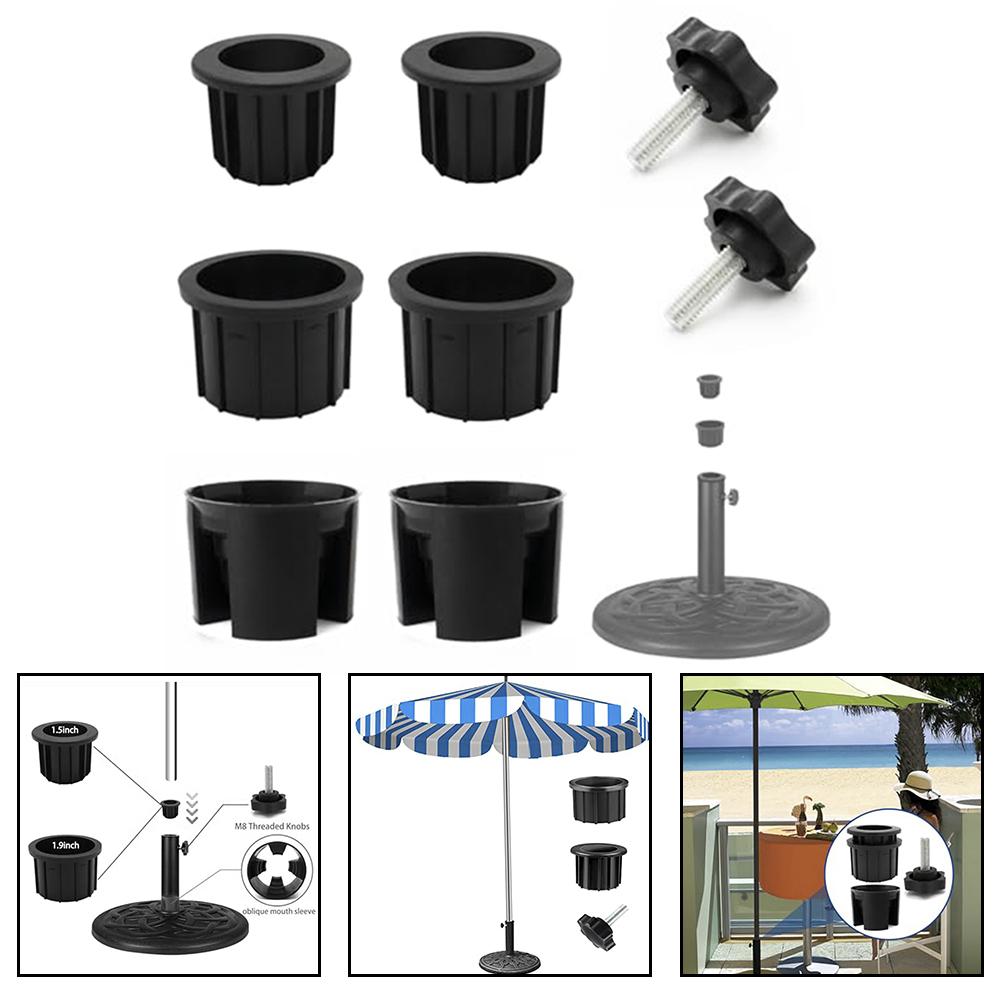Outdoor Settings As Shown Replacement Parts Compatible Umbrella Pole Adapters Beach Umbrella Hole Ring 1.5 Inch Diameter