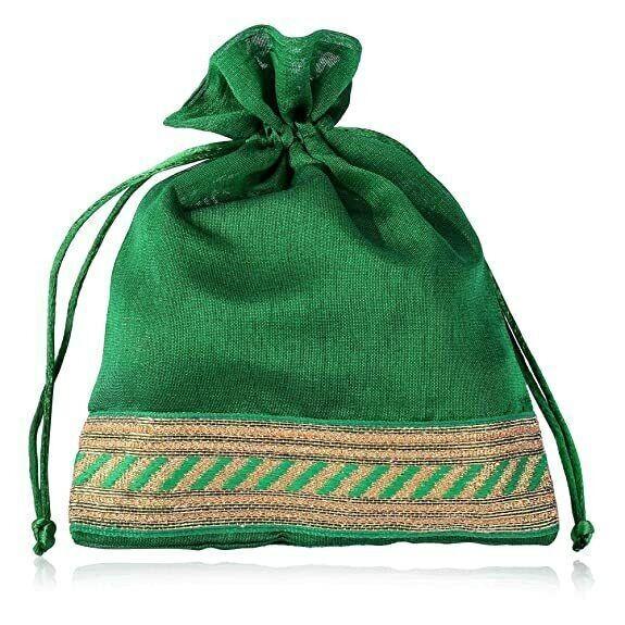 

Traditional Designer Potli With String For Jewellery Pack Of 25