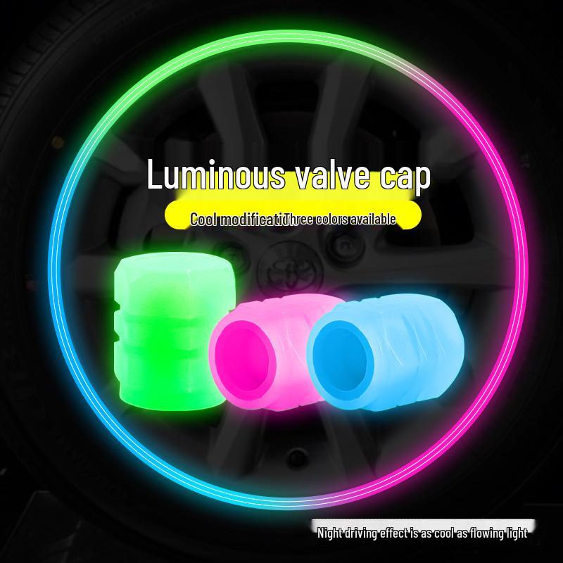 Μπλε Φωτιζόμενα Καπάκια Βαλβίδων Ελαστικών