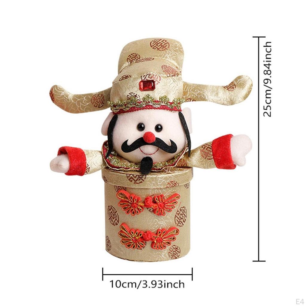 Lucky God Candy Box of Wealth Gift for Family Friends Year Decor Spring Festival