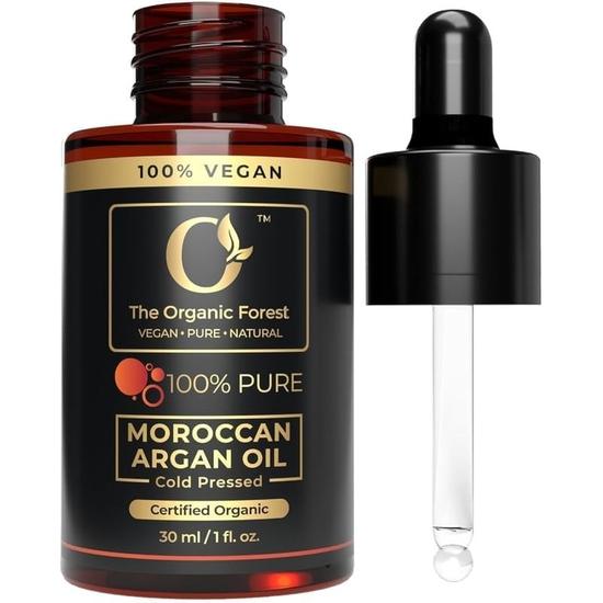 USDA Organic Argan Oil - Moroccan Oil for Hair and Skin - Best Argan Oil for Frizzy Hair, Face and Body - 100% Pure Argan Oil of Morocco