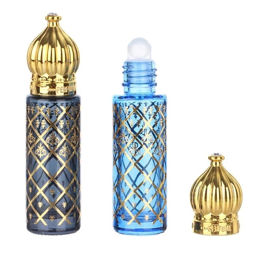 Glass Empty Perfume Bottle Color Packaging Portable Glass Bottle Roll-on Bottle  Travel Accessorie