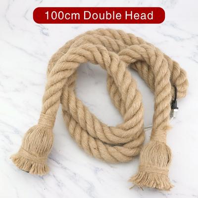 E27 Retro Pendelleuchten Hanfseil Pendelleuchte AC85-265V 110V 220V Industrielampe Vintage Dekor Hängend