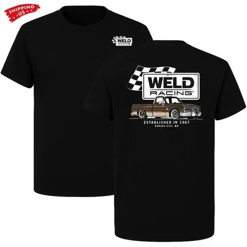 Weld Racing Classic Truck T-Shirt, Vintage Lowered Pickup XL