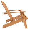 Vidaxl Adirondack Garden Bench, 126 Cm, Solid Acacia Wood