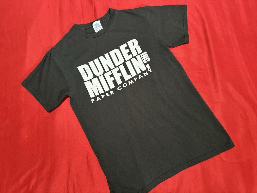 Dunder Mifflin Paper Company TShirt Mens Black Size S THE OFFICE Unisex T-Shirt L