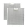 Aluminum Filter Panels, Replacement Set of 2 for MSH1313 Range Hood Models with Metal Frame and Pull Handle Design for Home Maintenance