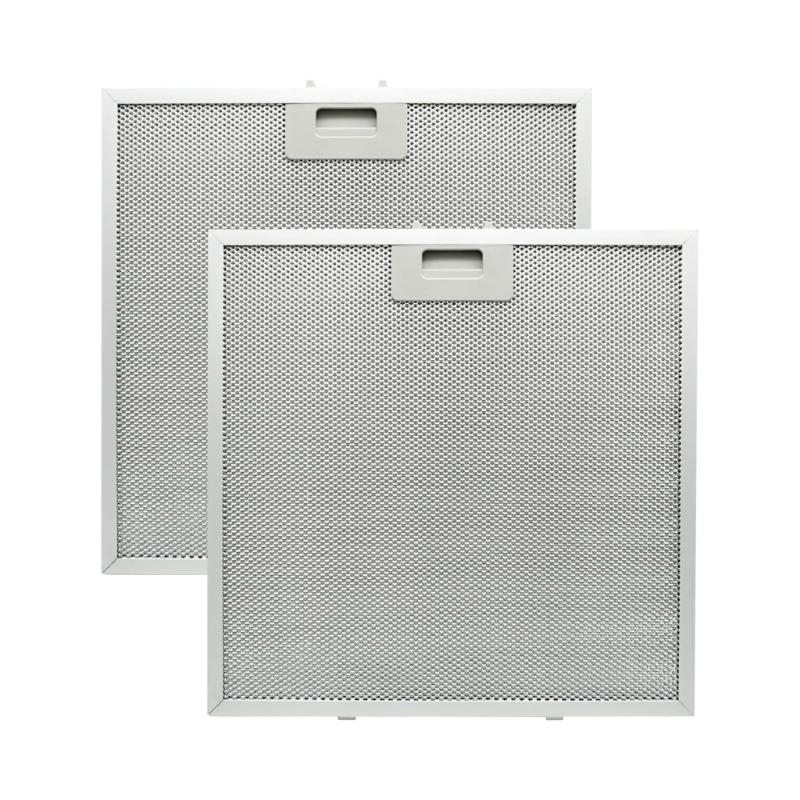 Aluminum Filter Panels, Replacement Set of 2 for MSH1313 Range Hood Models with Metal Frame and Pull Handle Design for Home Maintenance