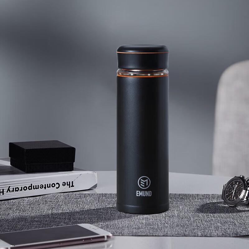 Amd Berg 400ML Vacuum Insulated Glass Tea Infuser Mug