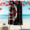 Saka Print Beach Towel, Large Soft Quick Dry Towel for Beach Camping Swimming