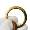 Used 11897 Triangle Key Ring 619100 V0050 2650 7950 Current Logo Ring Charm Intrecciato Brown Unisex from Japan