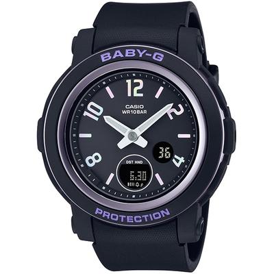 Women's Baby-G BGA-290DR-1AJF [BABY-G Black] Round Watch Black Resin Digital Analog
