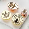 Scrapbooking Stamp Head, Floral Wax Seal Stamp Head Animal Wax Seal Stamp Head for Wedding Invitation Gift Decor