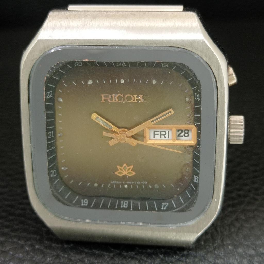 VINTAGE RICOH R31 AUTOMATIC JAPAN MENS ORIGINAL DIAL WATCH A709246-1