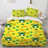 Lovely Green Frog Duvet Cover Set Baby Alpaca Bed Linen Horse Soft Bedding Set With Pillowcase For Girls Boys Gift Bedroom Decor