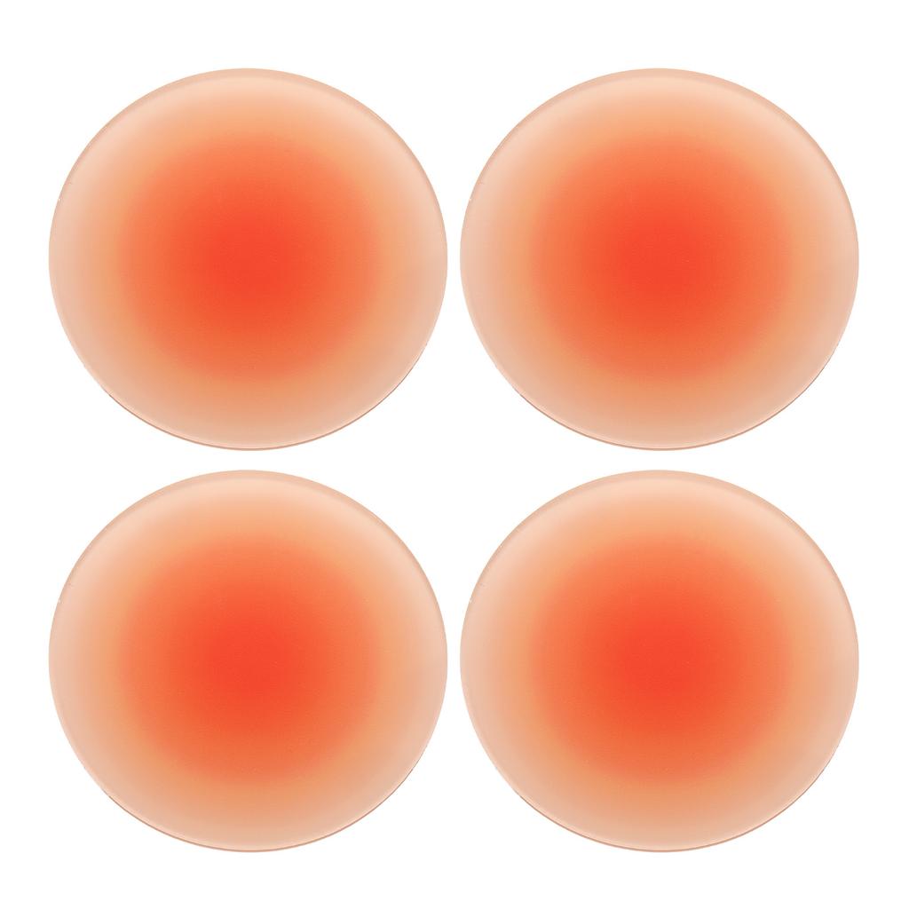 4pcs Acrylic Cup Coasters Cute Coasters Round Heat Resistant Cup Coasters Non-Slip Table Coasters For Dining Table Decor