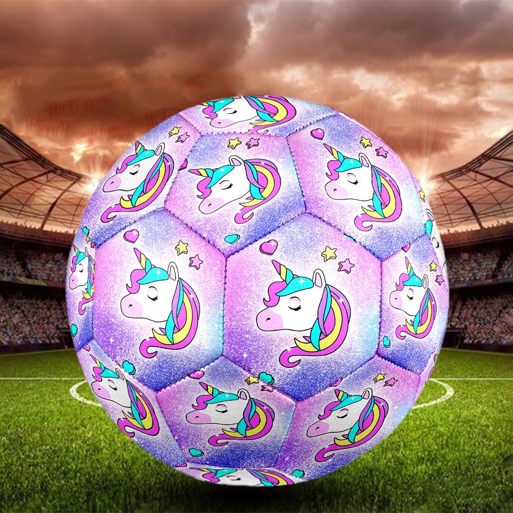 Uni-horse Indoor Soccer Ball Size 5 Colorful All Ages Machine Stitched PVC Competition Ready Durable High-Bounce