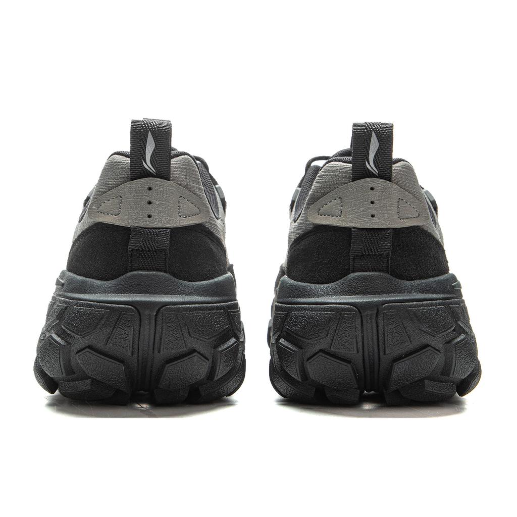 New LiNing Dunes Cushioning, Slip Resistant, Abrasion Resistant Support Low Top Casual Shoes Men's Gray Black AGCV363-2
