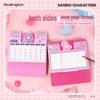 Sanrio 2026 Desk Calendar: Monthly Schedule with Kuromi & My Melody Ornaments