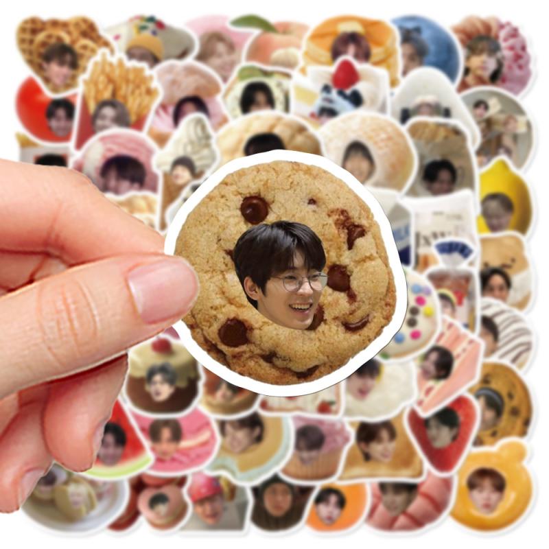 60Pcs  Kpop Character Stickers Meme Fans Graffiti Decal Diy Phone Luggage Laptop Decorative Sticker Toy Gift