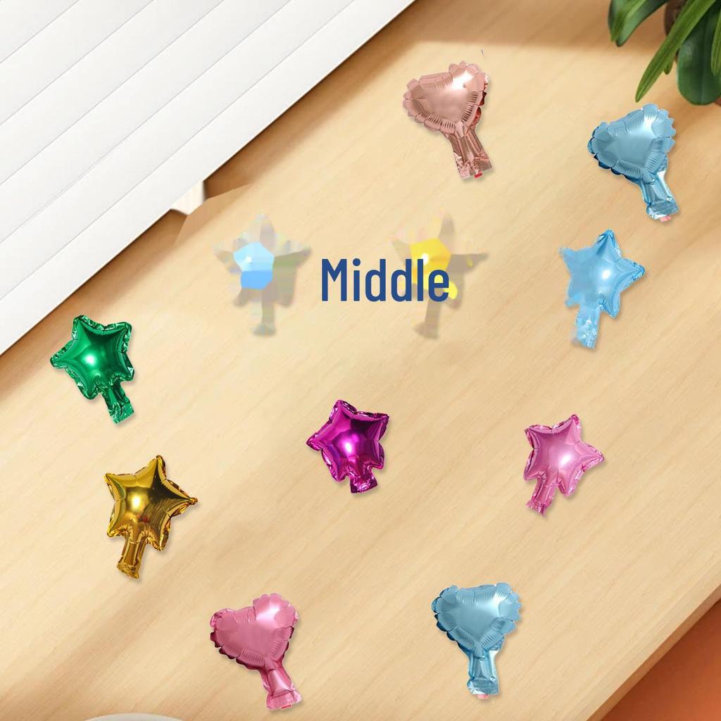 5-inch Aluminum Love and Star Balloons for Party Decorations