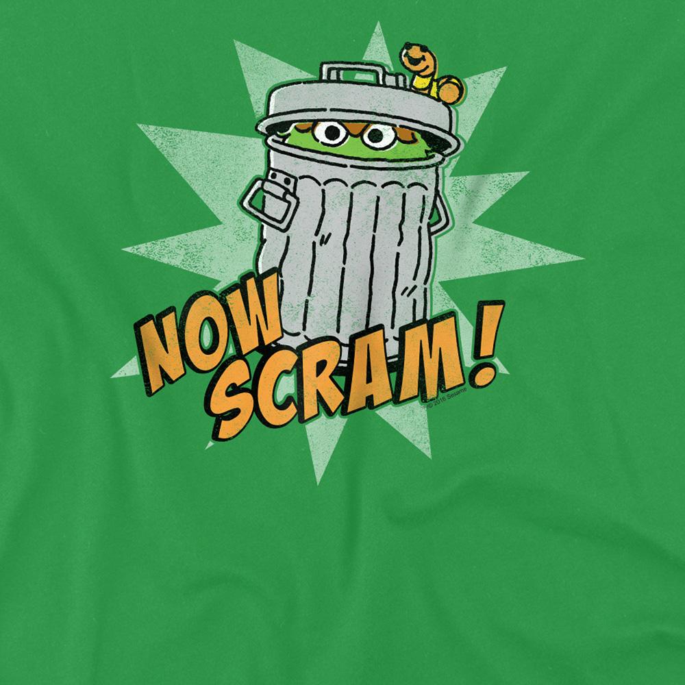Sesame Street Unisex Adult Now Scram T-Shirt