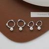 2024 New High-End Pearl Stud Earrings: 925 Sterling Silver Light Luxury for Women
