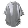 Men's Trendy Henley Collar Short Sleeve T-shirt - Summer 2026 Collection