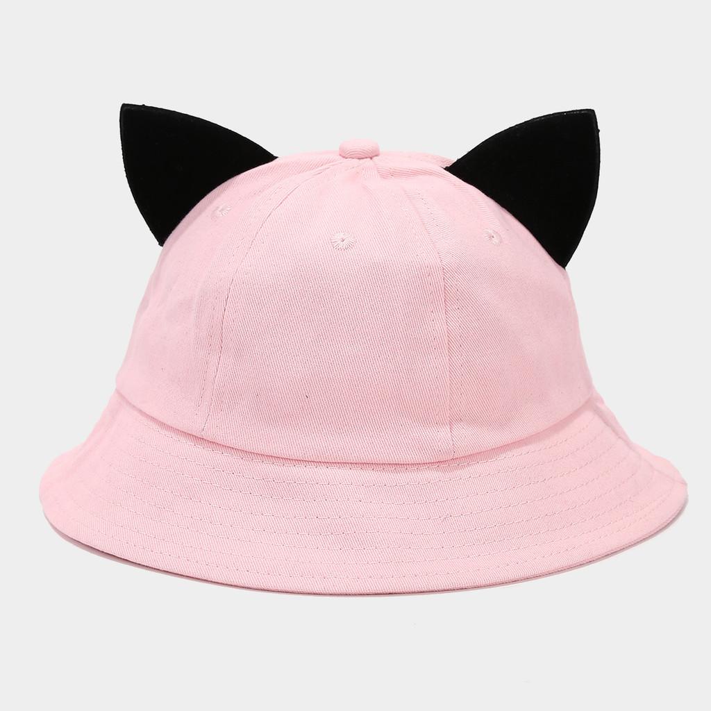 Cartoon Little Devil Ears Cap With Sun Protection For Kids Summer Fashion