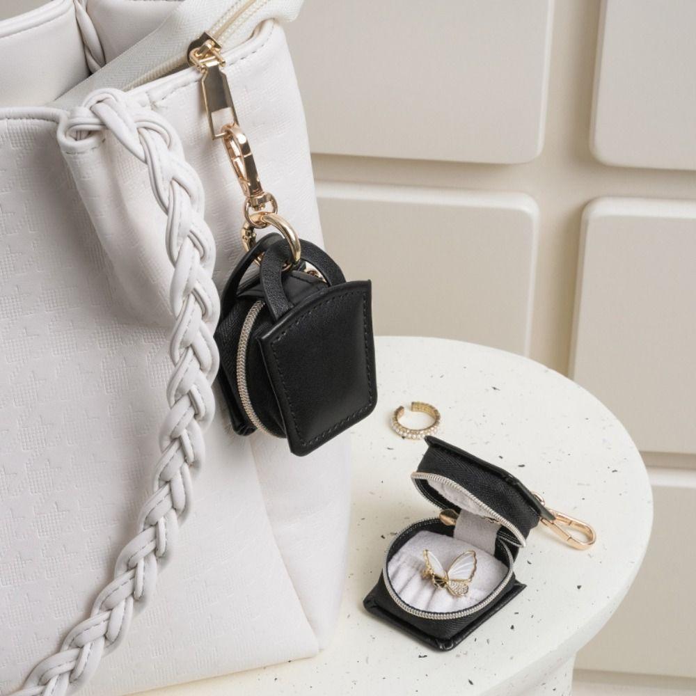 Necklace Bracelet Jewelry Bag Keychain Mini Jewelry Storage Case Earrings Ring Packing Box Women