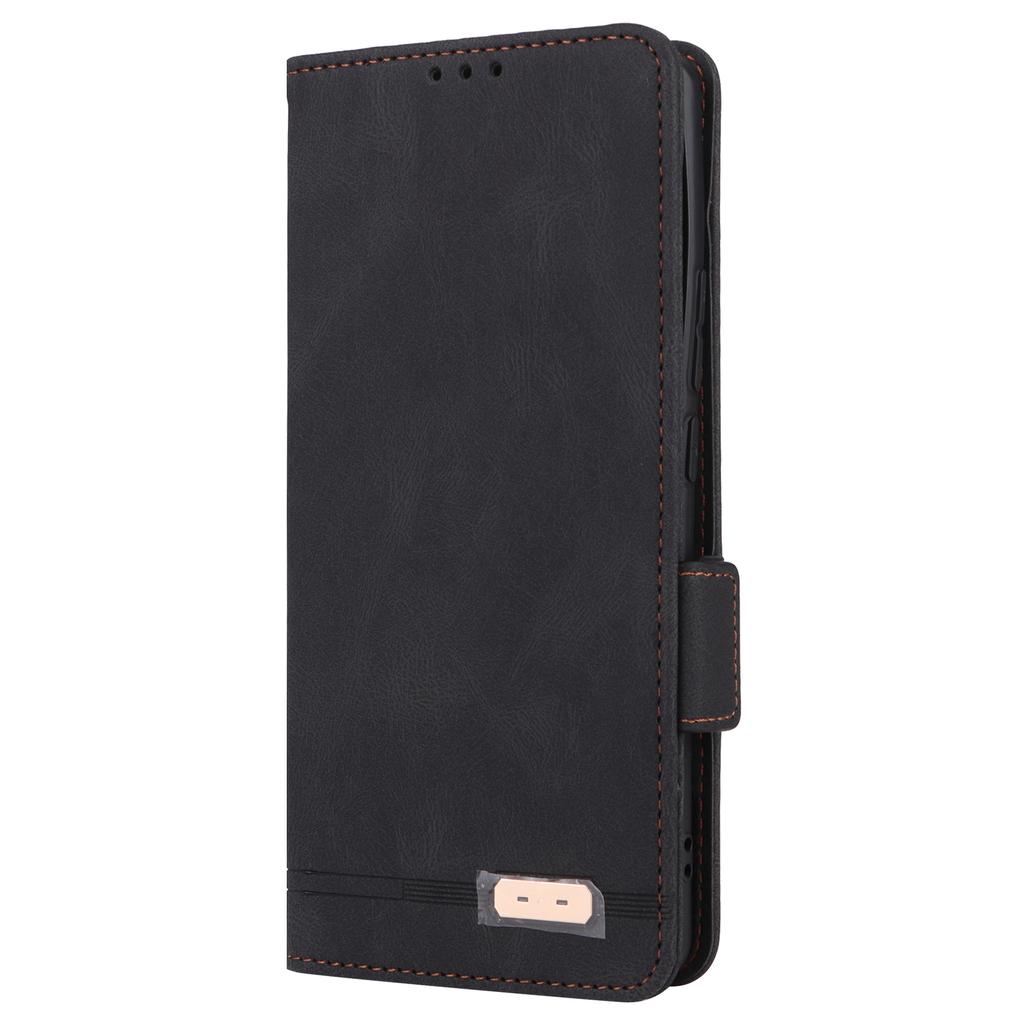 For Realme GT 6 5G/GT 6T 5G/GT Neo6 5G/GT Neo6 SE 5G Case Leather Wallet Hardware Decor Phone Cover