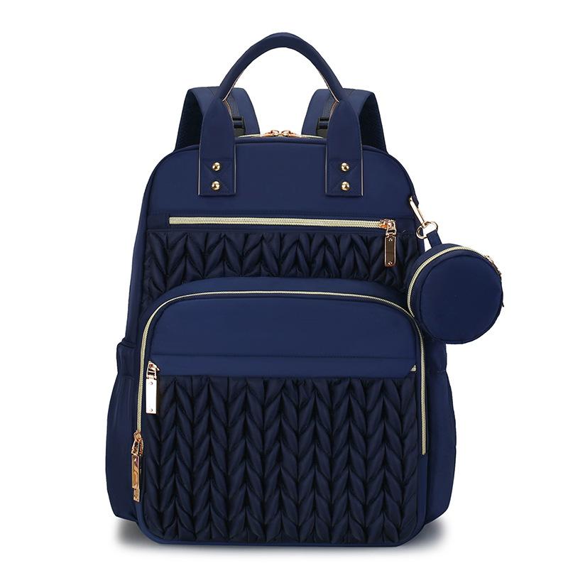 New Style Mommy Bag, Outdoor Backpack with Shoulder Straps, Diaper Pad, Bottle Storage Bag, Large Capacity Mother and Baby Bag
