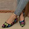 Fashion Large size lightweight soft sole casual shoes for women 2025 autumn and winter new non-slip comfortable flat women single shoes