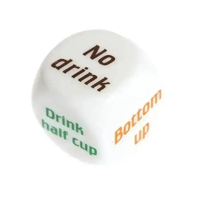 3Pcs New Funny Drinking Sip Dice Roll Decider Die Game Party Bar Club Pub Gift Toy Entertainment Games Drink And Shake The Dice