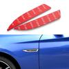 2pcs Metal Car Side Fender Emblem Badge Sticker Decal For Mustang Ford Fiesta Focus Kuga Mondeo Ranger Mk4 Explorer Fusion Mk3