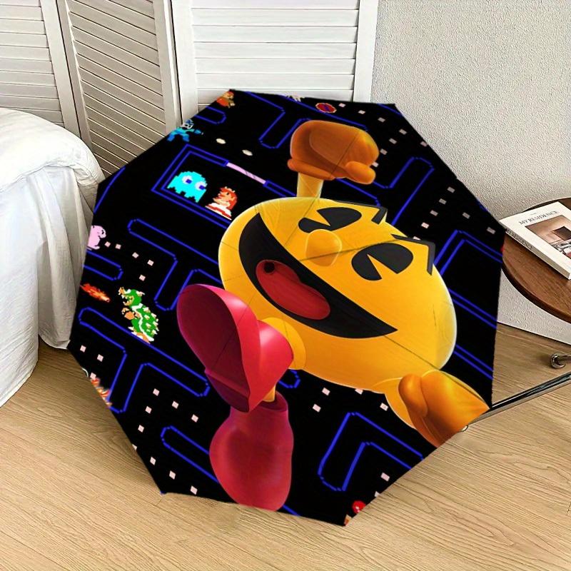 1pc Pac-Man Print Umbrella Multi-functional Umbrella Umbrella for Men & Women, Valentine's Day Anniversary Gift0818228