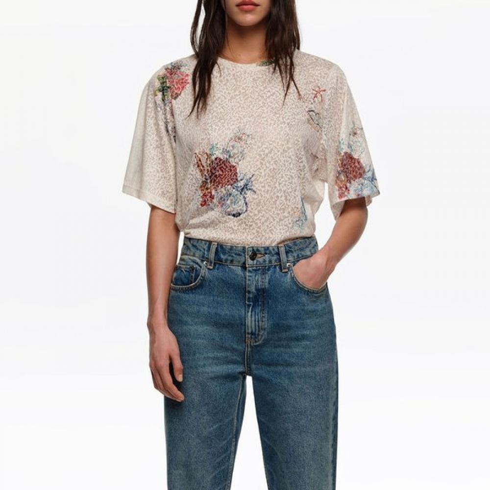 

Bimba Y Lola STraighT CuT T shirT whiTe b265awT028whb White/XS