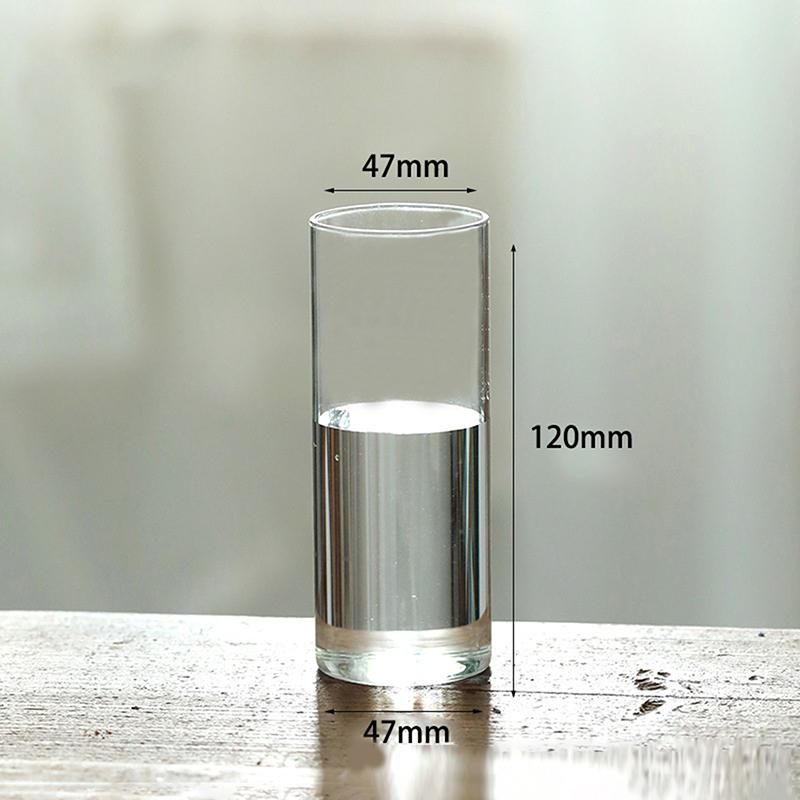 Hydroponics Plants Desktop Glass Planter Vase Glass Vase Transparent Cylinder Flower Vase Bedroom Desktop Home Decoration