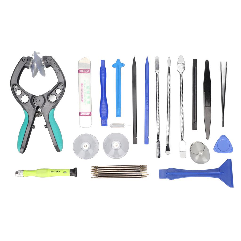 Phone Screen Repair Kit 23 In 1 Ergonomic Design Anti Skid Durable Screen Opening Tool Kit for