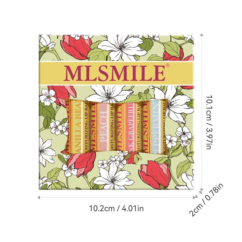 4 Lip Balm Set Lip Care with Vitamin E Fruity Moisturizing Lip Balm