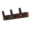 Entryway Coat Rack No Drill Wall Hook Walnut Wood Coat Hook Elegant Wood Finish