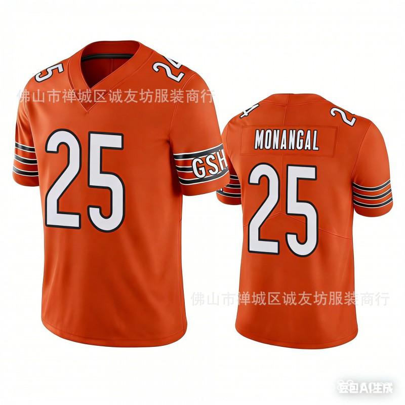 NFL Chicago Bears 25 Football Jersey Mens Sports Training Game Uniform White