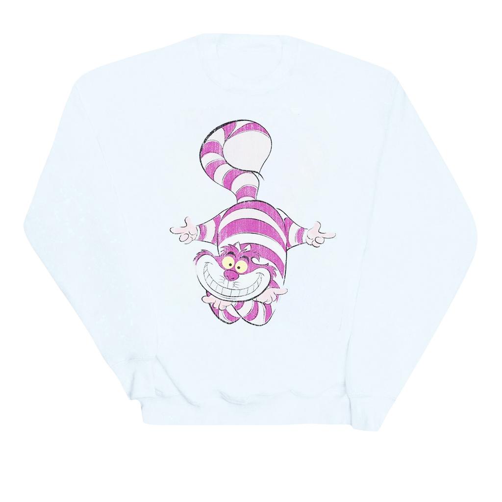 Disney Girls Alice In Wonderland Cheshire Cat Upside Down Sweatshirt