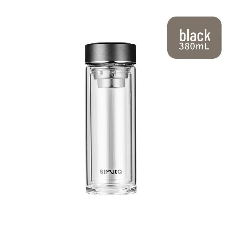 Simita Double-Layer Borosilicate Glass Tea Infuser Mug