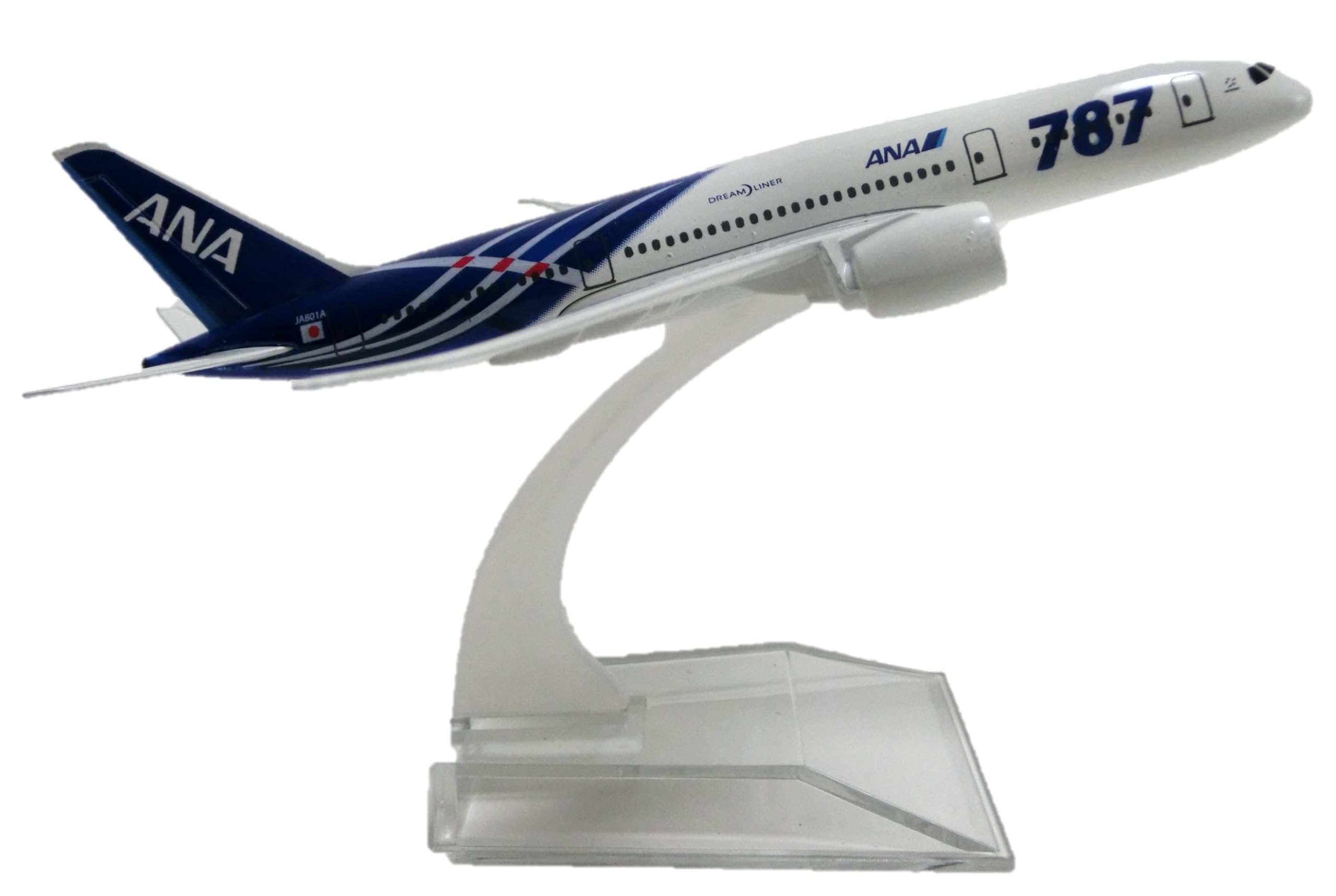 

Kiumi ANA Boeing 787 B787-8 Модель літака-іграшка зі сплаву, масштаб 1:400, пасажирський літак Airbus Japan Airlines (ЛІТАК B787 14см ANA B)