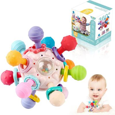 Toys for Babies 0-6 Months | Baby Teething Toys 6 To 12 Months Baby Teething Ball Toy 0-3 Month Rattle Sensory Infant Toys for 0-3-6-12 Months Baby