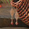 6 Pairs Vintage Dangle Earrings for Women Court Style Geometric New Year Festival Gifts Daily Wear Party Decors Versatile