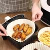 1pc - Silicone Air Fryer Liner Pan - Reusable, Non-Stick - Oven Safe, Easy Cleanup, Heat Resistant,  Baking Tray Accessory