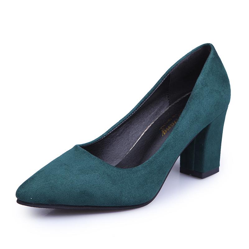 Sandalia Tacon Cuadrado Amarillo- Sandalias Para Mujer